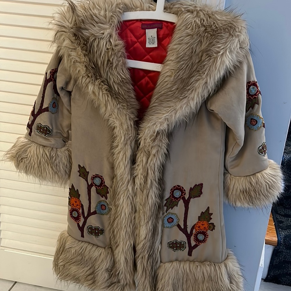 Stunning faux fur child’s coat